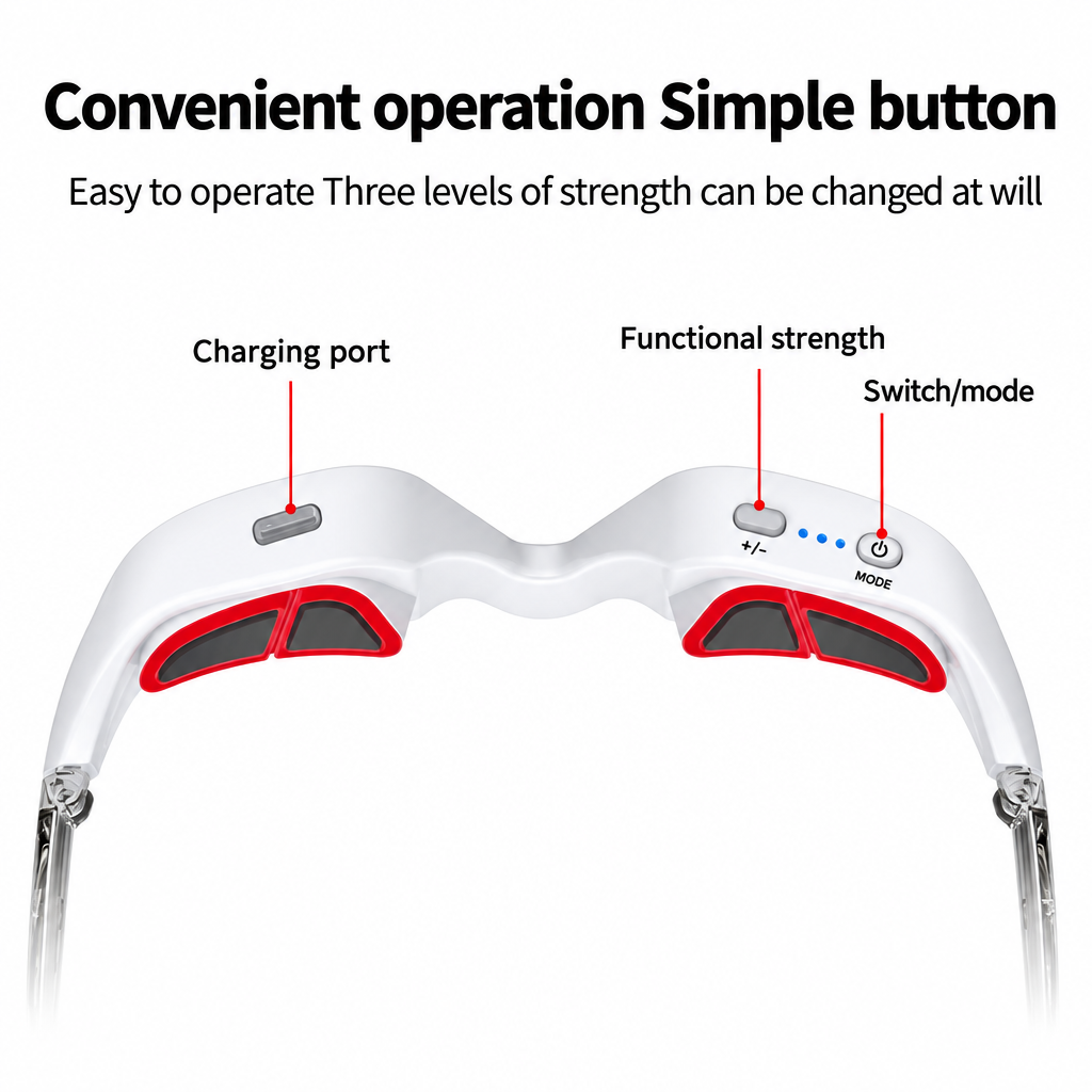 Simple Button Infographic - Pure White Background