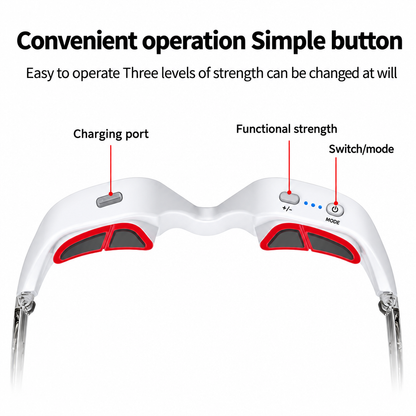 Simple Button Infographic - Pure White Background